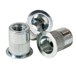 Navrtka zakivna sa upuštenim obodom 8x1.25mm K-100