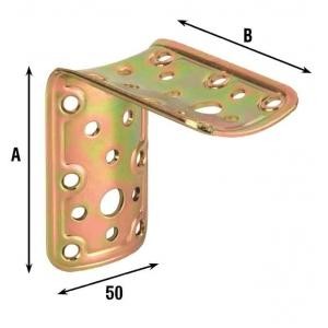 Aldeghi Spojnica Ugaona Za Okruglo Drvo 60X60Mm 904At66