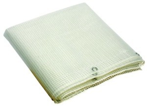 PAPILLON Platno višenamjensko sa alkama za vez 140g/m2 bijelo 3x3m