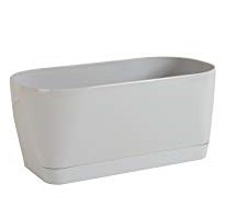 Saksija plastična 30x15cm siva 5L FLOWERBOX 30