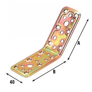 Aldeghi Spojnica Ugaona Za Grede 80X80X40Mm 74Tat160