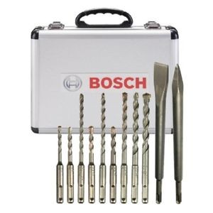 Bosch Pribor Set 9 Burgije Sds 5-12Mm  Špic I Dlijeto U Koferu 11Kom