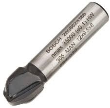 Bosch polukružni nož za kanale 2608628368, 8 mm, R1 6 mm, D 12 mm, L 9,2 mm, G 40 mm