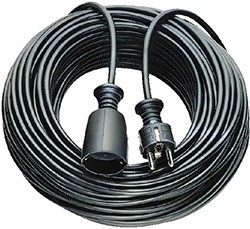 Bormann Kabl Produžni 2X0,75 Ip20 Crni 3M Bcr2030