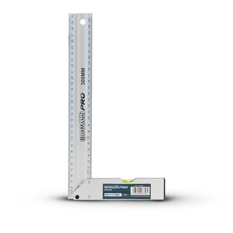 Uglomjer aluminijumski 30cm sa indikatorom BHT7762