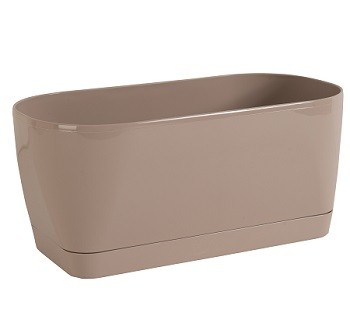 Saksija plastična 30x15cm braon 5L FLOWERBOX 30
