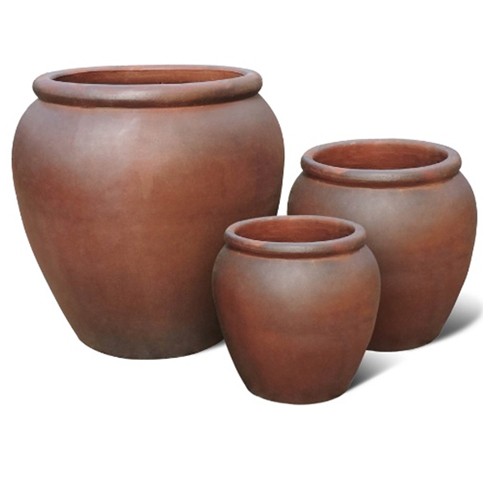 Tkpottery Saksija terakota Fi37xH35cm EGG JAR 37