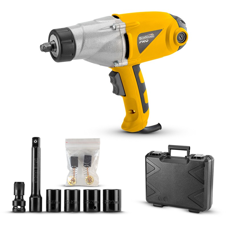 BORMANN Odvrtač udarni 1/2" 450Nm 1010W sa 6 nastavak BEW8600
