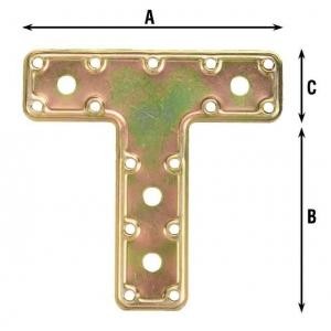 Aldeghi Spojnica Ravna T Za Grede 160X160Mm 751At160