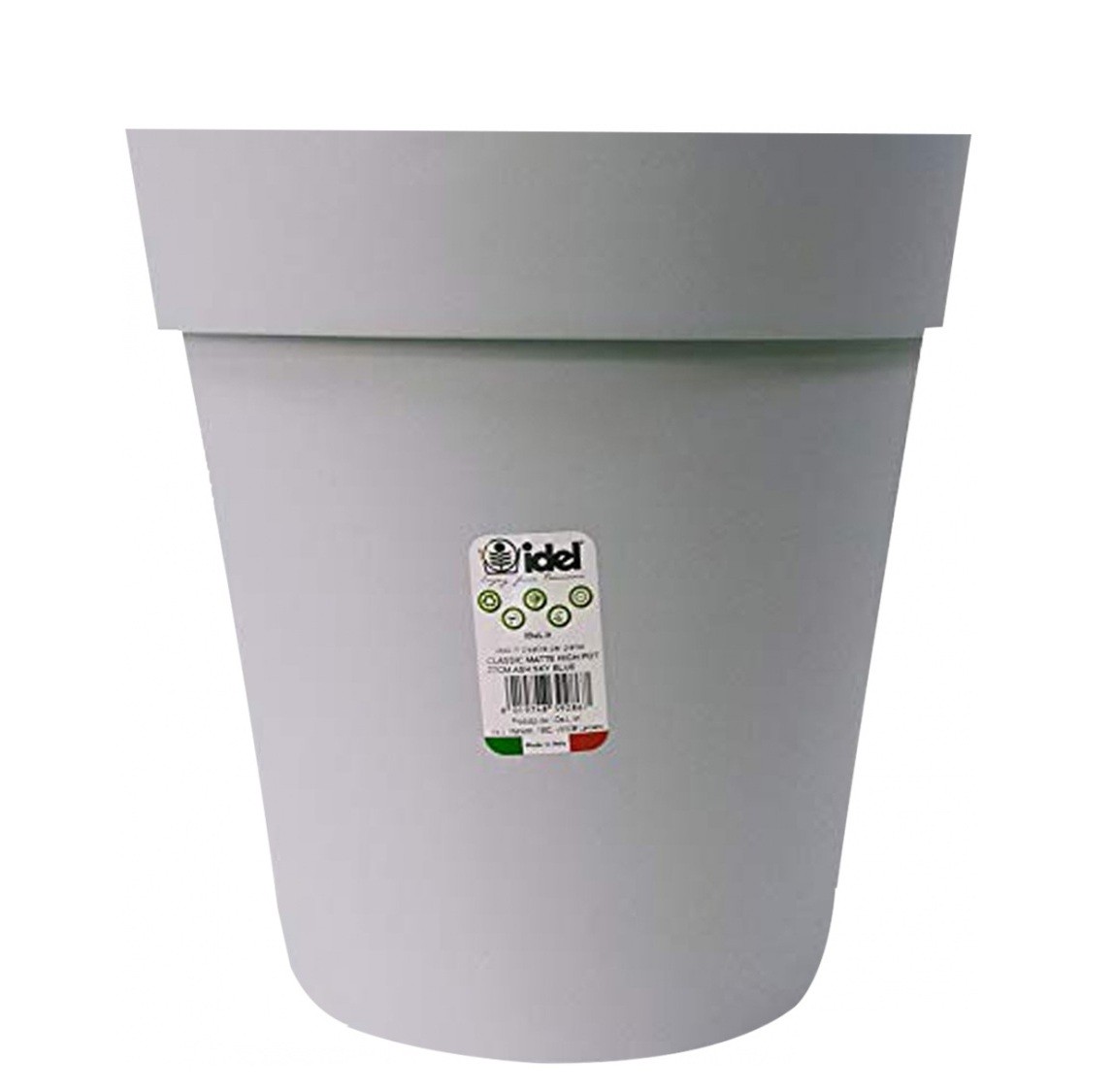 Saksija Plastična Pastel Siva 20X22Cm 4,7L Classic Matte 243