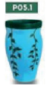 Baufixit Saksija Fiberstone Ručno Oslikana W32Xh40Cm10Kg P05.1-32-40