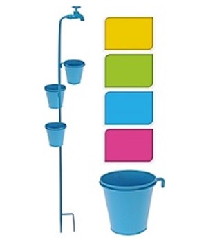 Progarden *Stalak Dekorativni 100Cm Sa 3 Saksije