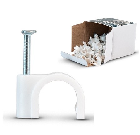 BORMANN Obujmica sa ekserom 3mm za okrugle kablove 100kom BCR5100