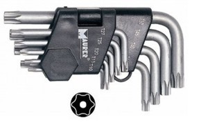 MAURER PLUS Ključevi torx dvostrani na PVC držaču T10T50 9/1