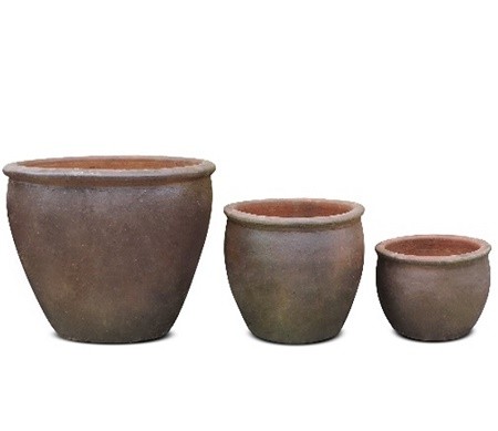 Tkpottery Saksija terakota L51xW51xH35cm CANA PLANTER 51