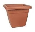 Žardinjera Plastična 45X45Cm Braon 45L Quadro