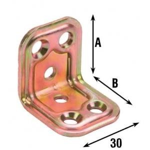 Aldeghi Spojnica Ugaona Za Grede 30X30Mm 749At33