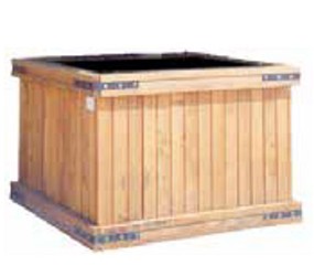 Papillon Italija Žardinjera Drvena Sa Metalnim Ojačanjem 114X80,5Cm 715Lit