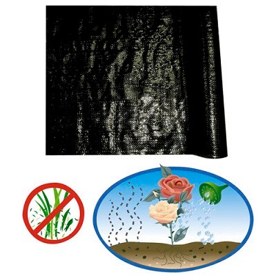PAPILLON +Agrotekstilplatno protiv korova 70g/m2 crno 1,55x1m