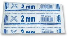 Distanceri Krstasti Za Pločice Plastični 2Mm 500Kom Art.312