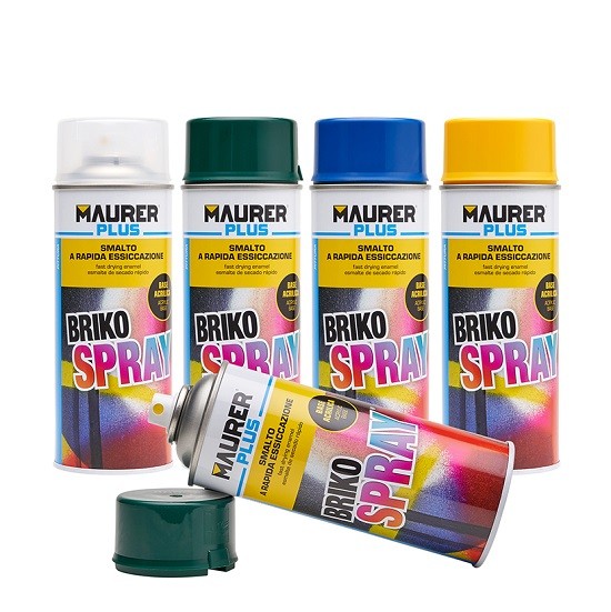 MAURER ITALIJA Lak akrilni crveni fluorescentni u spreju 400ml RAL3020