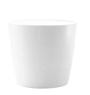 Saksija plastična 20xx18,5cm bijela 4,5L ROUND