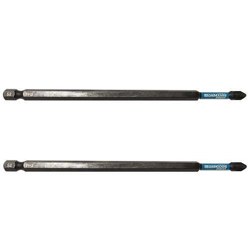 Bormann Bit Nastavci Udarni S2 Ph2 Krstasti 1/4" 150Mm 2Kom Bht3620