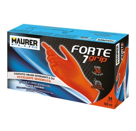 Maurer Rukavice od nitrila EN ISO 374-5:2016 Vel.XL 50kom