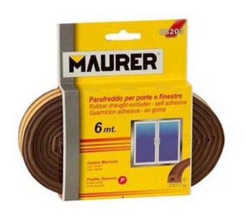 MAURER ITALIJA Dihtung otvora samoljepljivi P 9x5,5mm 6m kafeni