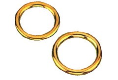 MAURER Alka za garnišlu mesing 19x25mm K-100