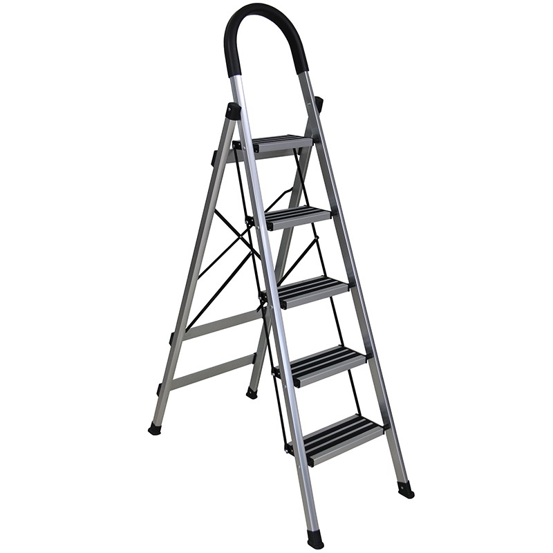 Merdevine aluminijumske 4+1 stepenika 171cm Home BHL7035