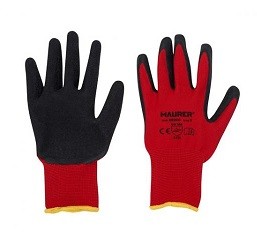 Maurer Rukavice Radne Najlonske Obložene Lateksom Vel.9