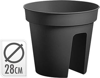 Progarden Saksija Za Cvijeće Za Ogrdu 28X25Cm Antracit