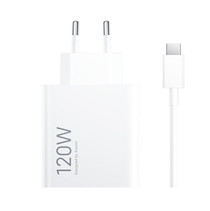 Xiaomi punjač 120W HyperCharge Combo (tip A) + kabel, bijeli