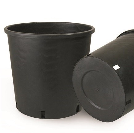 Saksija Plasticna 30X30Cm Crna 18.5Lit Idel Professional