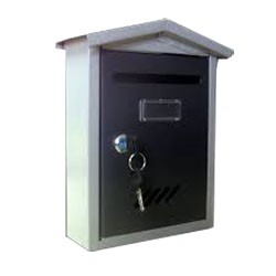 Poštansko sanduče 275x75x200mm Tip 06 sivo/crno