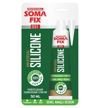 Somafix Turska Silikon Univerzalni U Tubi Bijeli 50Ml S51