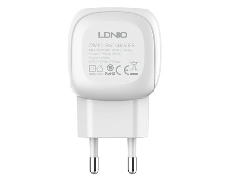 Ldnio A1206C Tip C 27W punjač, Bijeli