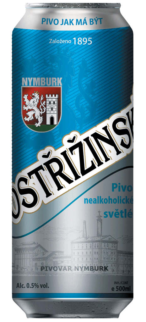 Pivo 0.5% alc. Postřižinske 500 ml limenka 1 kom.