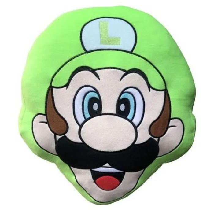 Jastuk Super Mario -  Luigi Happy Face 3D