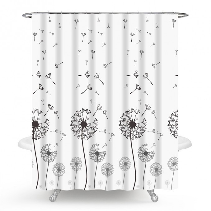 MINOTTI Kupatilska zavjesa  2000x1800 maslačak