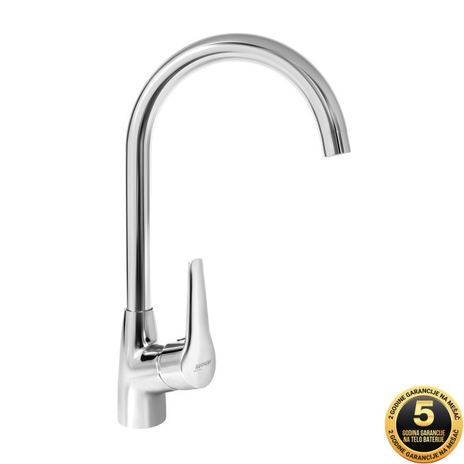 MINOTTI Baterija za sudoperu  PRIMA sa 3 cijevi labud lula