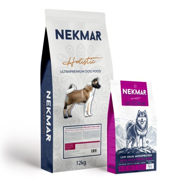 NEKMAR LOW GRAIN FRESH LAMB Hrana za manje odrasle pse, 12KG