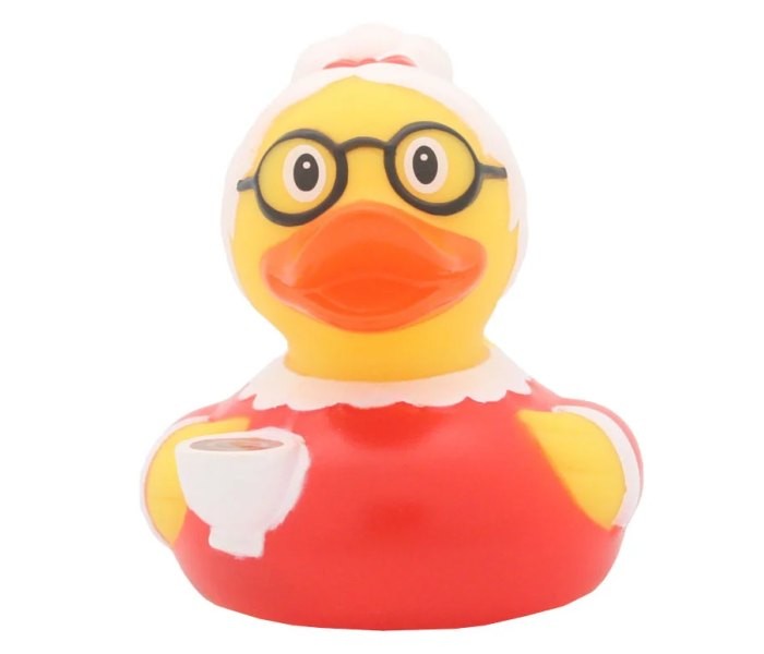 Gumena igračka Lilalu patka za kupanje baka