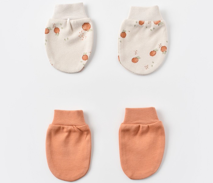 Rukavice za bebu BiOrganic 2 komada voce bež