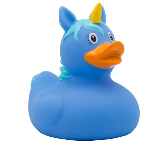 Gumena igračka Lilalu patka za kupanje jednorog plavi