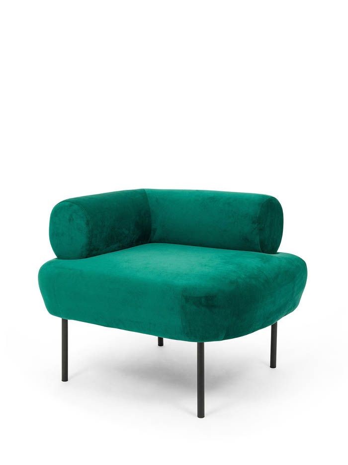 Coincasa Fotelja od pliša