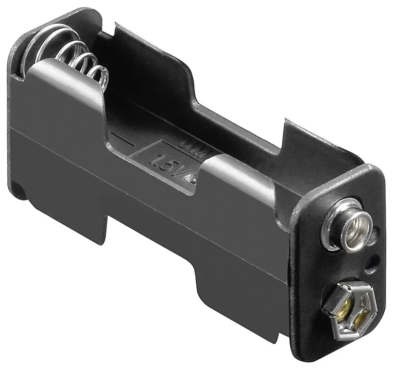 Goobay drzac AA baterija, Crni