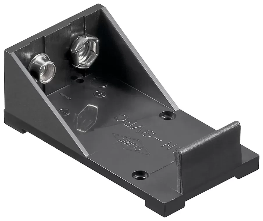 Goobay drzac 9V Block baterije, Crni