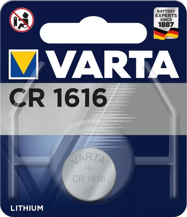 Varta CR1616(6220) 3V, Siva